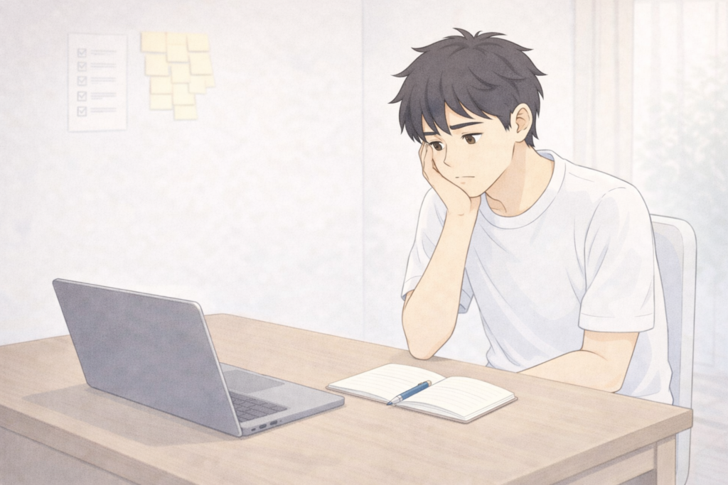 「ブログは向いていないのかも」と思い始めた