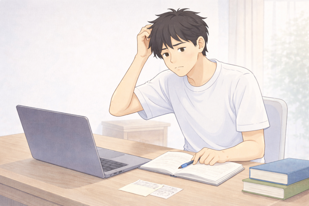 プログラミングでも、うまくいかなかった